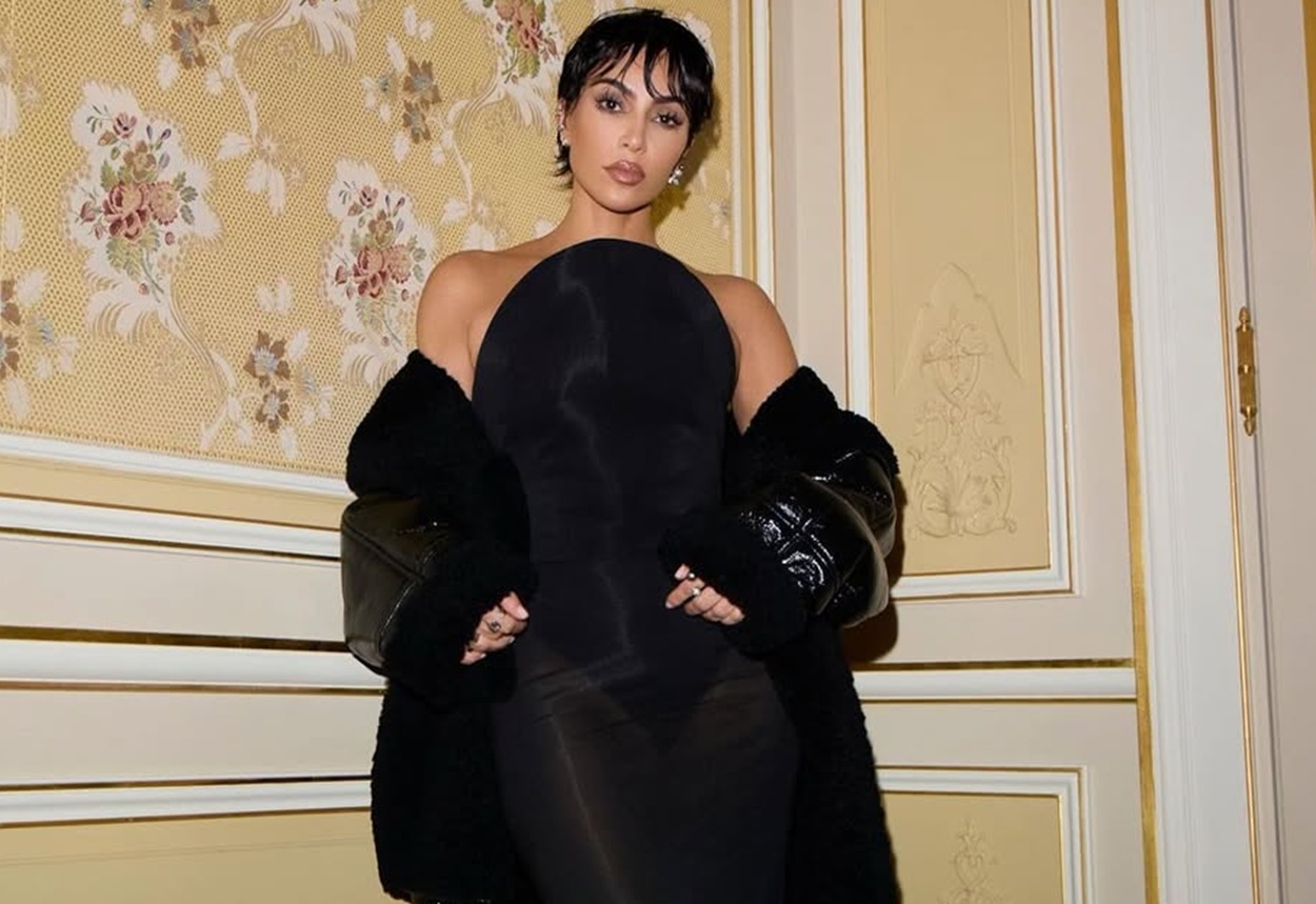 Kim Kardashian potongan rambut pixie